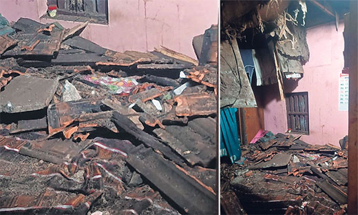 Roof collapse